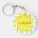 Search for yellow sun key rings Sunshine