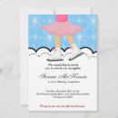 Search for blue ice skates invitations Snowflake