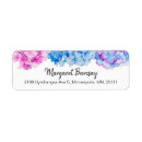 Search for hydrangea flowers return address labels Watercolor