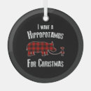 Search for hippopotamus christmas tree decorations Santa claus