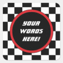 Search for black and white flag stickers Racing
