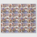 Search for winter scene christmas wrapping paper Pattern