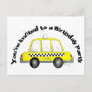 Search for taxi cab invitations Yellow