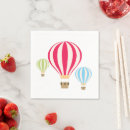 Search for hot air balloon napkins Flying