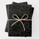Search for black heart wrapping paper Hearts