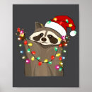 Search for christmas racoon art Funny