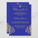 Search for royal blue and gold graduation invitations Grad party