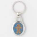 Search for gingerbread man key rings Cookie