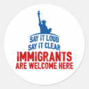 Search for immigrant stickers March