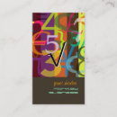 Search for alphabets business cards Retro