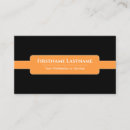 Search for rounded corners business cards Orange