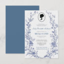 Search for bridge stamp invitations Blue