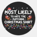 Search for hate christmas stickers Santa