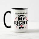 Search for 25 year anniversary mugs Couple