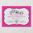 Search for pink bike invitations Modern