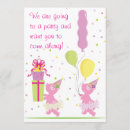 Search for piggy birthday invitations Pigs