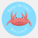 Search for red crab stickers Sea life
