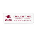 Search for college graduation return address labels White