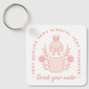 Search for drinking water key rings Pink