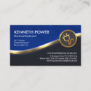 Search for electrical engineer business cards Electrician