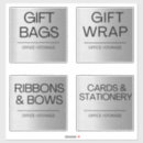 Search for storage stickers Organisation