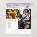 Search for glitter drip flyers Beauty salon