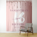 Search for rose gold sweet 16 backdrops Booth