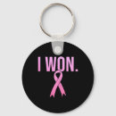Search for breast cancer survivor key rings Month