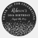 Search for snowflake birthday stickers Silver