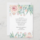 Search for succulent hens party invitations Botanical