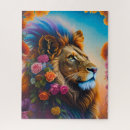 Search for lion head puzzles Animal