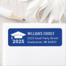 Search for grad return address labels Graduation party