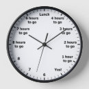 Search for funny office clocks Black and white