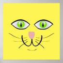 Search for funny cat drawing posters Cute