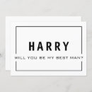 Search for will you be my best man invitations For her