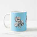Search for blue background mugs Floral