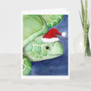 Search for sea turtle christmas cards Santa