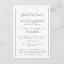 Search for event timeline enclosure cards Bride