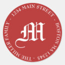 Search for monogram address stickers White