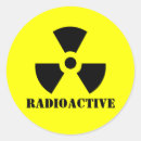 Search for radioactive symbol stickers Hazard
