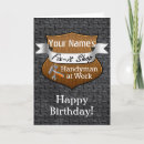 Search for handyman birthday cards For him