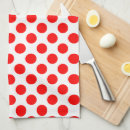 Search for red polka dot tea towels Red and white