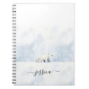 Search for polar bear notebooks North pole