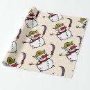Search for pirate christmas wrapping paper Snowman