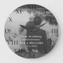 Search for 25th anniversary clocks Wife