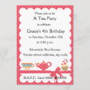 Search for kids tea party invitations Pink
