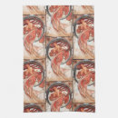 Search for art nouveau tea towels Alphonse mucha