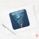 Search for swimming with sharks stickers Blue