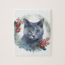 Search for russian puzzles Russian blue cat