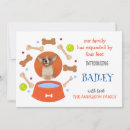 Search for dog adoption invitations Cute